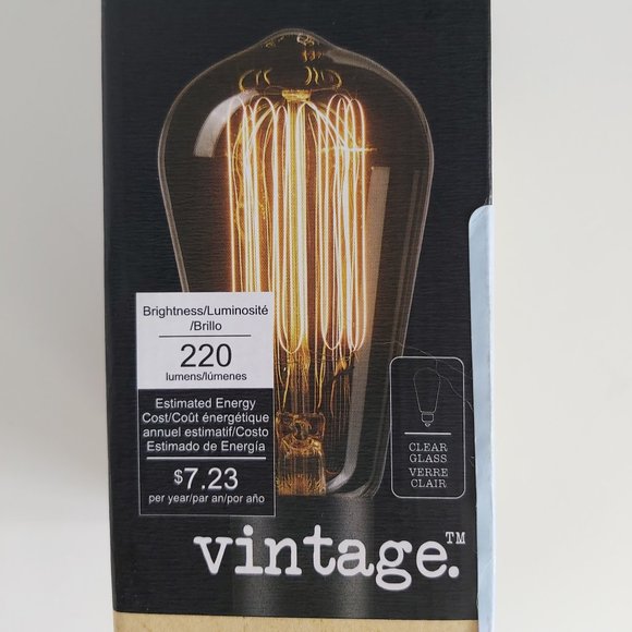 3/$20* Vintage Edison light bulbs 60W dimmable - Picture 6 of 9